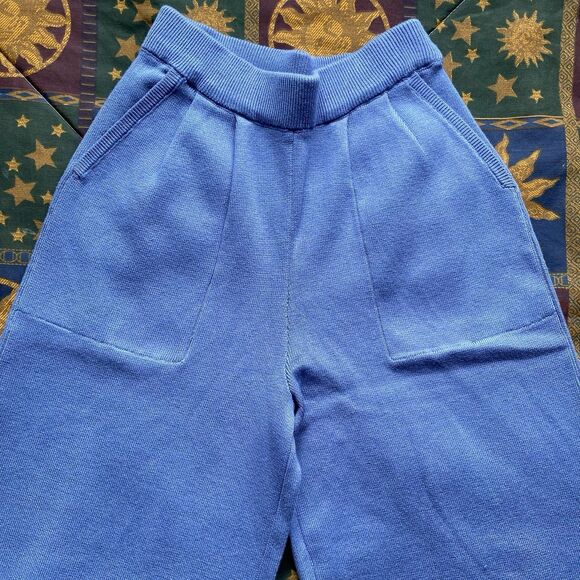 NWT Ugerlov Tapered Pleated Knit Pants. Small. High Waisted Pockets. Super Soft! - Picture 13 of 16